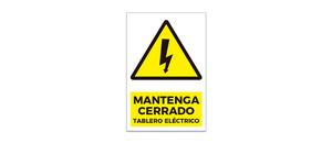 Mantenga Cerrado Tablero Electrico