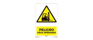 Peligro Grua Operando