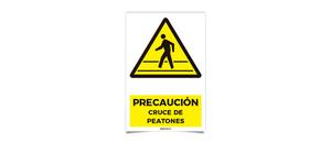 Precaucion Cruce de Peatones