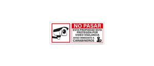 No Pasar Esta Propiedad Esta Protegida por Video Vigilancia