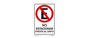 No Estacionar Frente al Grifo
