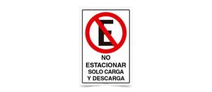 No Estacionar Solo Carga y Descarga