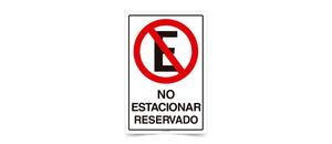 No Estacionar Reservado