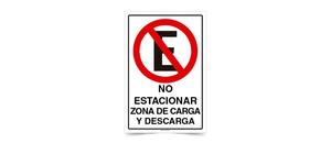 No Estacionar Zona de Carga y Descarga