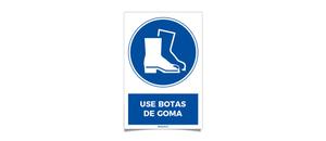 Use Botas de Goma