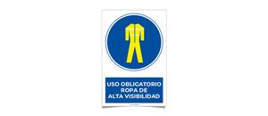 Uso Obligatorio Ropa de Alta Visibilidad