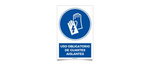 Uso Obligatorio de Guantes Aislantes