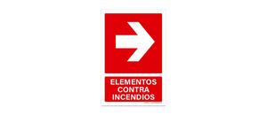 Elementos contra Incendios Flecha Derecha