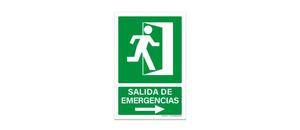 Salida de Emergencias Flecha Derecha