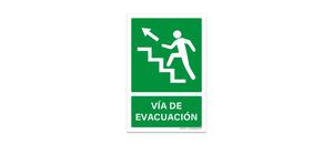 Via de Evacuacion Escalera Arriba Izquierda