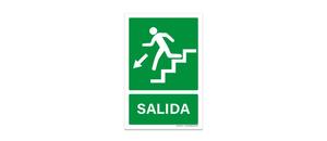 Salida Escaleras Abajo Izquierda