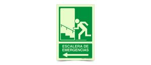 Escalera de Emergencias Flecha Izquierda