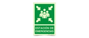 Fotoluminiscente Estacion de Emergencias Fotoluminiscente