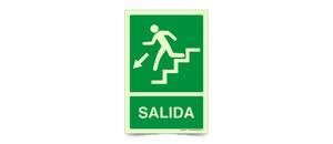 Salida Escalera Izquierda Abajo