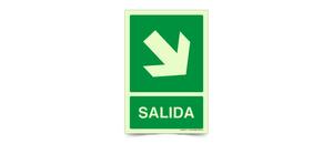 Salida Flecha Derecha Abajo
