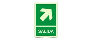 Salida Flecha Derecha Arriba
