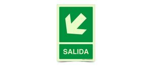 Salida Flecha Izquierda Abajo