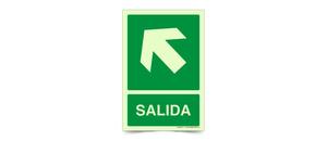 Salida Flecha Izquierda Arriba