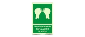 Empujar Barra para Abrir Puerta