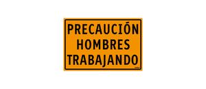 Precaucion Hombres Trabajando