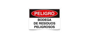 Peligro Bodega de Residuos Peligrosos