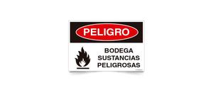 Peligro Bodega Sustancias Peligrosas