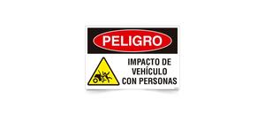 Peligro Impacto de Vehiculo con Personas