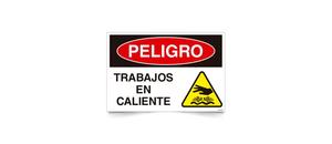 Peligro Trabajos en Caliente Pictogramaa