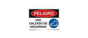 Peligro Use Calzados de Seguridad