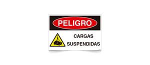 Peligro Cargas Suspendidas