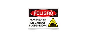 Peligro Movimiento de Cargas Suspendidas