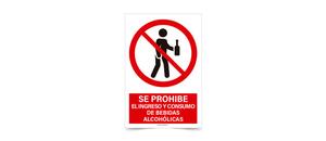 Se Prohibe el Ingreso y Consumo de Bebidas Alcoholicas