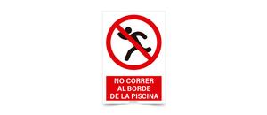 No Correr al Borde de la Psicina