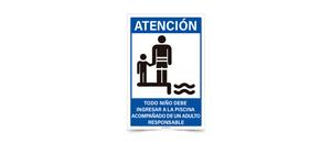 Todo Nino Debe Ingresar a la Piscina