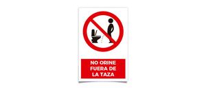 No Orine Fuera de la Taza