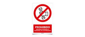 Prohibido Reparar Maquina