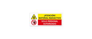 Atencion Material Radiactivo Solo Personal Autorizado