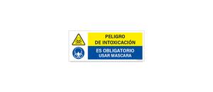 Peligro de Intoxicacion Es Obligatorio Usar Mascara a