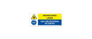 Radiacion Laser Uso Obligatorio de Gafas