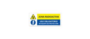 Zona Radiactiva Uso Obligatorio de Equipo de Proteccion